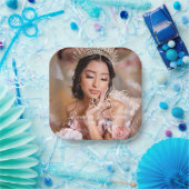 キンセアニェラ台本写真15誕生日 ペーパープレート (パーティー)