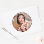 キンセアニェラ台本写真15誕生日 ラウンドシール (封筒)