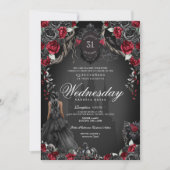 キンセアニェラ幽霊のよく出るハロウィーンゴシックプリンセス 招待状 (正面)