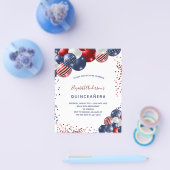 キンセアニェラ愛国予算パーティの招待状 チラシ (シングル)