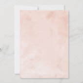 キンセアニェラ招待状スペインの赤面ガウンフローラ 招待状 (裏面)