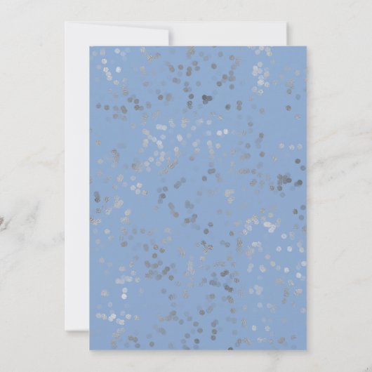 キンセアニェラ招待状ダスティブルードレスバタフライ 招待状 (裏面)