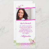 キンセアニェラ招待状バタフライレースPG2 招待状 (正面/裏面)