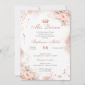キンセアニェラ招待状ピンクフローラ 招待状 (正面)