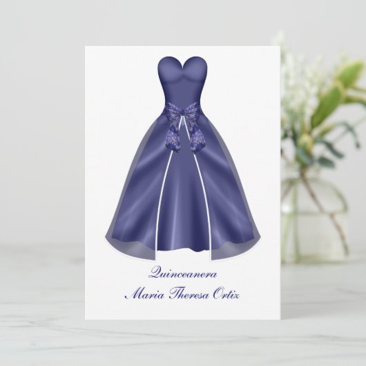 キンセアニェラ招待状ブエレガントルーガウン招待状 招待状 (スタンド正面)