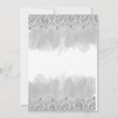 キンセアニェラ招待状レッドシルバー15歳 招待状 (裏面)