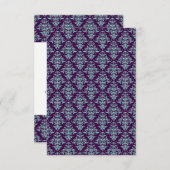 キンセアニェラ招待状返信カード 出欠カード (正面/裏面)