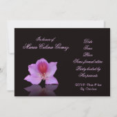 キンセアニェラ招待15誕生日 エレガント 招待状 (裏面)