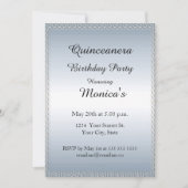 キンセアニェラ淡い色のブルーバースデーパーティー2招待状 招待状 (正面)