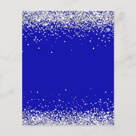 キンセアニェラ王室のブルーのドレスの予算案 チラシ (裏面)