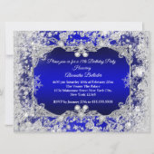 キンセアニェラ王室のブルーティアラウィンターワンダーランド 招待状 (裏面)