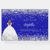 キンセアニェラ王室のブルードレス紙吹雪 ゲストブック (正面)