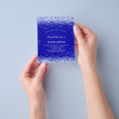 キンセアニェラ王室のブルーホワイト予算案 チラシ (手)