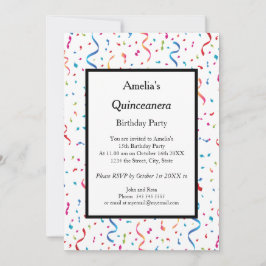 キンセアニェラ白紙吹雪誕生会 招待状