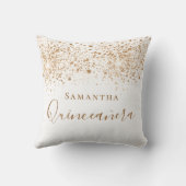 キンセアニェラ白金ゴールドグリッターダストモノグラム  クッション (裏面)