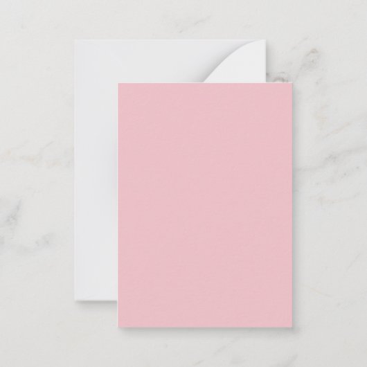 キンセアニェラ素朴フローラ第15誕生日植物学 ノートカード (裏面)