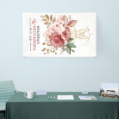 キンセアニェラ素朴フローラ15th誕生日へようこそ 横断幕 (トレードショー)