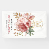 キンセアニェラ素朴フローラ15th誕生日へようこそ 横断幕 (横)