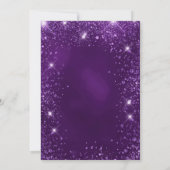 キンセアニェラ紫グリッターダストドレスティアラ 招待状 (裏面)