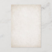 キンセアニェラ詳細 エンクロージャーカード (裏面)