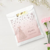 キンセアニェラ誕生日パーティーバラ金ゴールドピンク フェイバーバッグ (封をした状態)