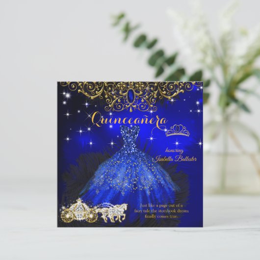 キンセアニェラ誕生日ブ王室のルーフェアリーテリアラ 招待状 (スタンド正面)