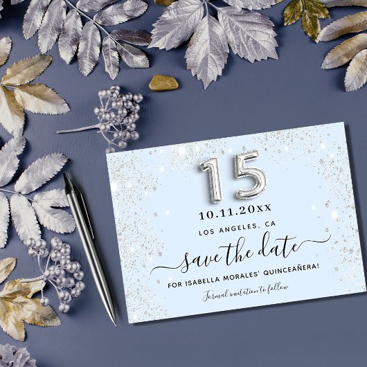 キンセアニェラ赤ちゃんブルー・シルバーはデートを救う ノートカード