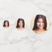 キンセアニェラ赤ドレス花白写真 コンフェッティ (正面)