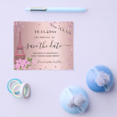 キンセアニェラ赤面ピンクパリ予算の日付を保存 チラシ (シングル)