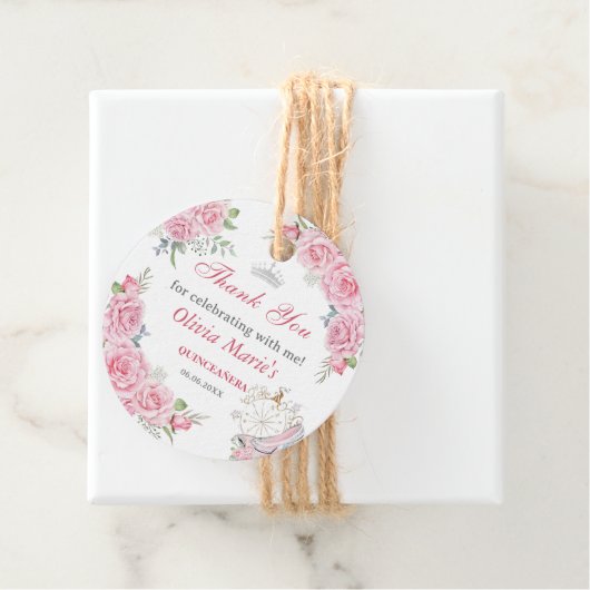 キンセアニェラ赤面ピンクフローラシルバークラウン フェイバータグ (インサイチュ)