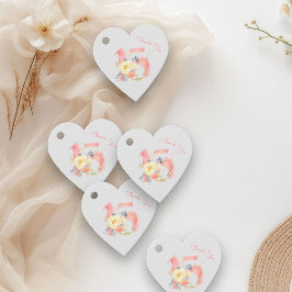 キンセアニェラ赤面ピンクフローラ番号15ありがとう フェイバータグ