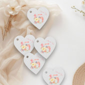 キンセアニェラ赤面ピンクフローラ番号15ありがとう フェイバータグ