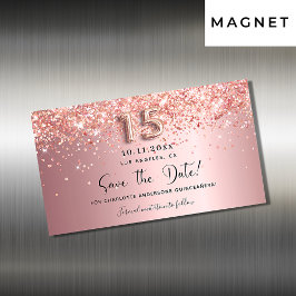 キンセアニェラ赤面ピンク日付磁石を保存