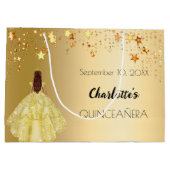 キンセアニェラ金ゴールドスターズドレスティアラ ラージペーパーバッグ (裏面)