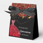 キンセアニェラ黒い赤いドレスの花よ フェイバーボックス (正面サイド)