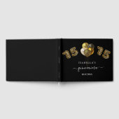 キンセアニェラ黒金ゴールドヒョウ動物 ゲストブック (全面)