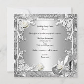 キンセアニェラ15バースデーパーティーシルバー 招待状 (裏面)