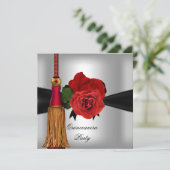 キンセアニェラ15バースデーパーティードレッドシルバーバラ 招待状 (スタンド正面)