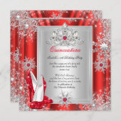キンセアニェラ15バースデーパーティードレッドヒール2 招待状 (正面/裏面)