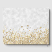 キンセアニェラ15誕生日ゴールドフォイルグリッター ゲストブック (裏面)