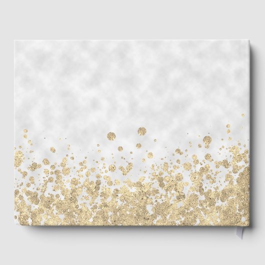 キンセアニェラ15誕生日ゴールドフォイルグリッター ゲストブック (裏面)