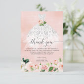 キンセアニェラ15誕生日サンキューカード 招待状 (スタンド正面)