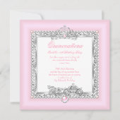 キンセアニェラ15誕生日マジカルフェアリータリーピンク 招待状 (正面)