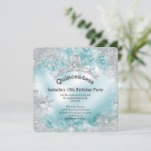 キンセアニェラ15thウィンターワンダーランドシルバーティール（緑がかった色）2 招待状 (スタンド正面)