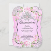 キンセアニェラ15thウィンターワンダーランドスウィートピンク 招待状 (正面)