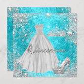 キンセアニェラ15thエリートエレガントバースデーパーティー 招待状 (正面/裏面)