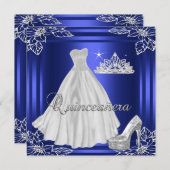 キンセアニェラ15thエリートエレガントバースデーパーティー 招待状 (正面/裏面)