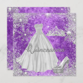 キンセアニェラ15thエリートエレガントバースデーパーティー 招待状 (正面/裏面)