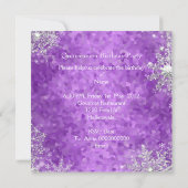 キンセアニェラ15thエリートエレガントバースデーパーティー 招待状 (裏面)