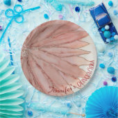 キンセアニェラ15thエレガントな誕生日パーティー ペーパープレート (パーティー)